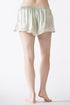 Nk Imode Gardenia Lace Trim Silk Tap Pant